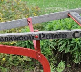 upcycle parkwood potato plow gatden refinish, gardening