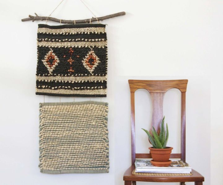 wall decor woven easy hanging, crafts, home decor, how to, wall decor