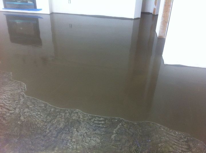 flooring pool room transformation, concrete floor leveling in the pool room