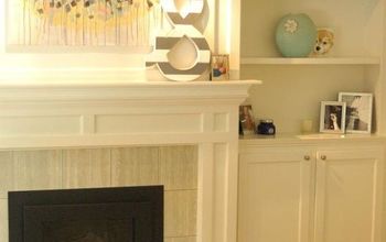 Our Transformed Fireplace:  Before & After