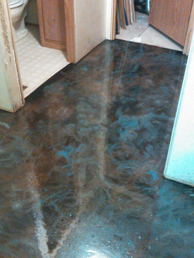 flooring redo epoxy refinish colorful, flooring, painting