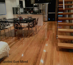 hardwood floors spotted gum colors refinish, flooring, foyer, home decor, home office, kitchen design, stairs