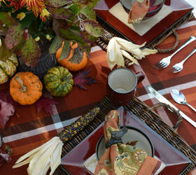 autumn tablescape quick centerpiece, home decor, seasonal holiday decor