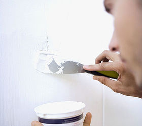 tips to help you repair the holes in your drywall, home improvement, home maintenance repairs, wall decor