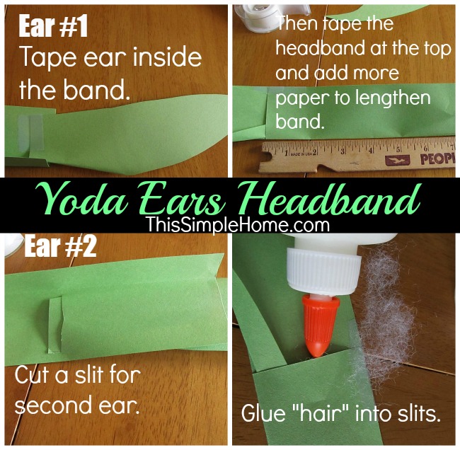 tutorial yoda ears headband