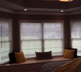 window treatments before and after, bedroom ideas, window treatments, windows, Bare windows