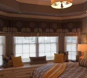 window treatments before and after, bedroom ideas, window treatments, windows, The after is a big improvement