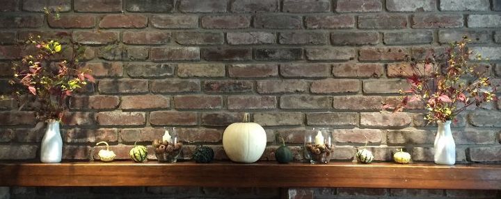 fall decor inspired by nature, fireplaces mantels, halloween decorations, seasonal holiday decor