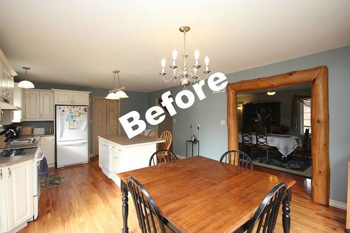 home improvement log doorway trim, home improvement, wall decor, woodworking projects