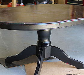 how to gel stain wood table, how to, painted furniture