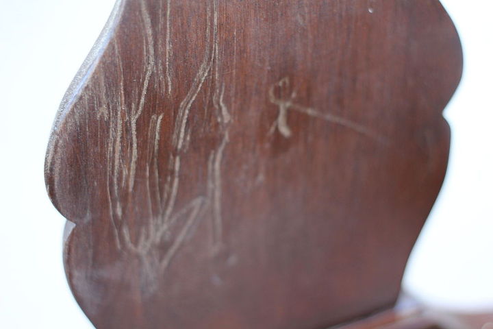 how to fix damaged wood furniture chairs, diy, painted furniture, repurposing upcycling