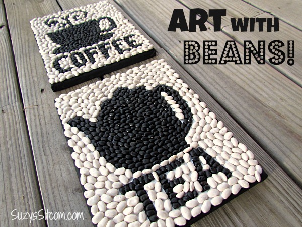 how to create signs made out of beans, crafts, repurposing upcycling, wall decor