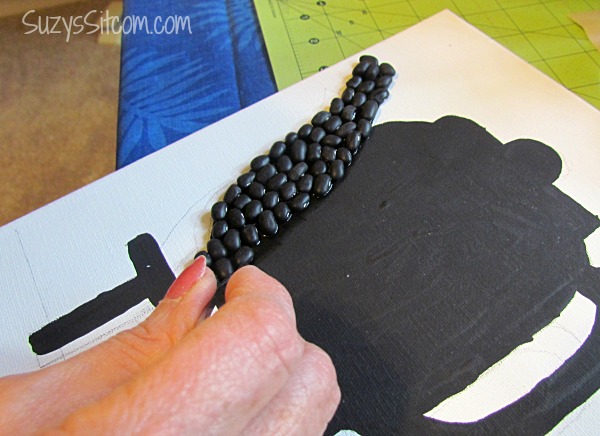 how to create signs made out of beans, crafts, repurposing upcycling, wall decor