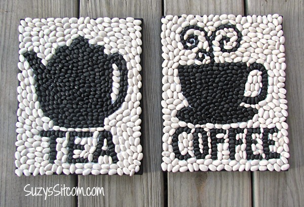 how to create signs made out of beans, crafts, repurposing upcycling, wall decor