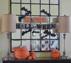 how to make last minute halloween banner, crafts, halloween decorations, seasonal holiday decor