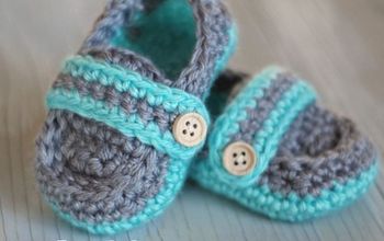 Monk Strap Booties Free Crochet Pattern and Video