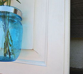 upcycle cabinet door into mason jar wall vase, mason jars, repurposing upcycling