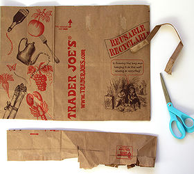 turn a trader joes grocery bag into a pendent lamp, crafts, diy, home decor, lighting, repurposing upcycling