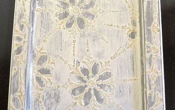 Create This Cabinet Finish Using Wood Icing™, Chalk Paint® + A Stencil