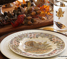 vintage inspired thanksgiving table brought to you by the thrift store, seasonal holiday decor, thanksgiving decorations