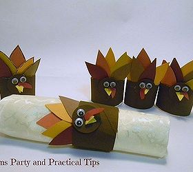 how to make thanksgiving turkey napkin rings, crafts, seasonal holiday decor, thanksgiving decorations