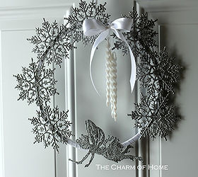 a winter wreath, crafts, seasonal holiday decor, wreaths