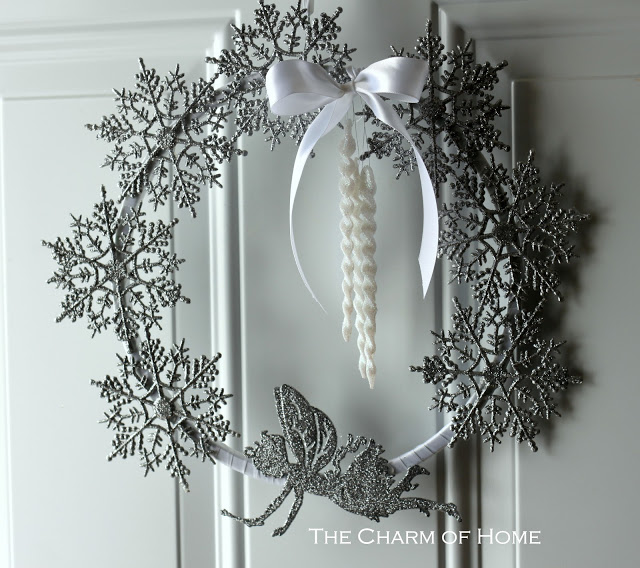 a winter wreath, crafts, seasonal holiday decor, wreaths