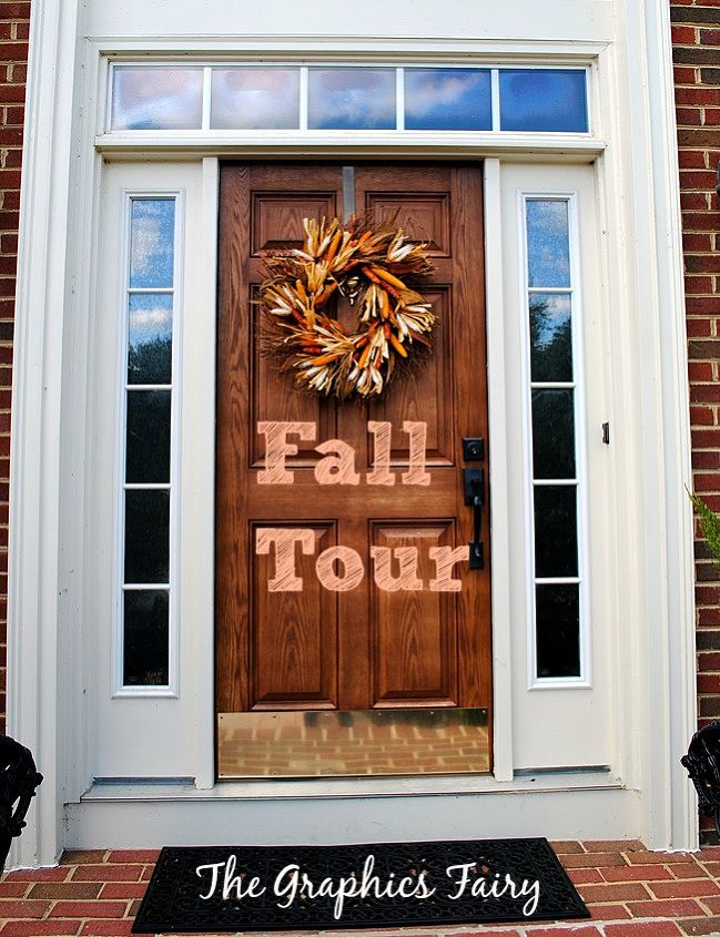 fall tour of our home, home decor, living room ideas, seasonal holiday decor