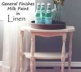 Vintage Entry Table Makeover (General Finishes in "Linen")