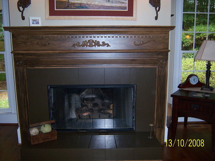 Fireplace Transformation Hometalk Fireplace Transformation Idea Fireplaces Mantels Before Faux Mantel W Accent Pieces
