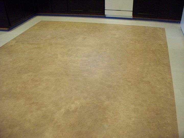 from blah to beautiful with just paint plaster stain and a stencil, Painted Floor Frame