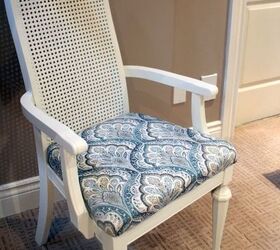 Desk Chair Makeover With Upholstery And Paint Hometalk