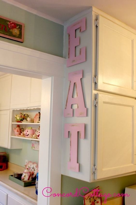 eat letters for kitchen decor design, crafts, kitchen design