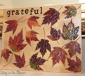 thanksgiving leaves canvas how to, crafts, decoupage, seasonal holiday decor, thanksgiving decorations