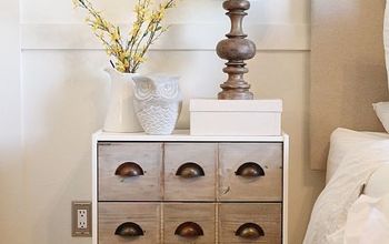 Ikea Rast Dresser Hack -Turned Into Faux Apothecary Cabinet Nightstand