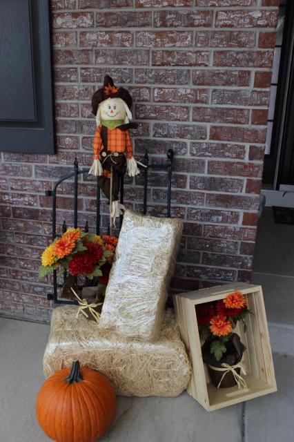 fall porch decor ideas, home decor, seasonal holiday decor