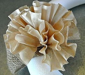 how to make a coffee filter wreath, crafts, repurposing upcycling, seasonal holiday decor, wreaths