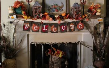 Give Thanks - A Thanksgiving Mantel