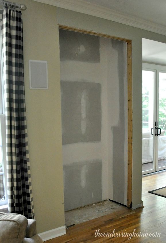 from door to built in cabinet transformation, doors, kitchen cabinets, kitchen design