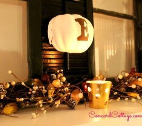 thanksgiving mantel decor ideas, crafts, fireplaces mantels, seasonal holiday decor, thanksgiving decorations