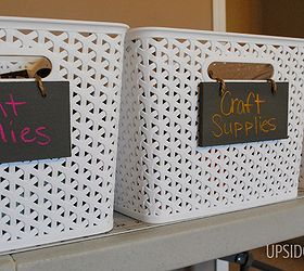 how to make wooden chalkboard labels, chalkboard paint, crafts, storage ideas