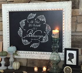 stenciling for thanksgiving how to, how to