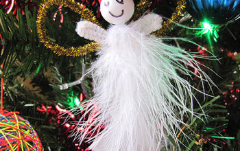  Kid Made: Anjos de penas e limpadores de cachimbo - Decorações de Natal fáceis