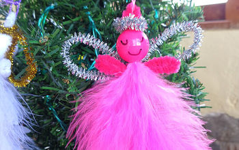 Kid Made: Feather & Pipe Cleaner Angels – Easy Christmas Ornaments