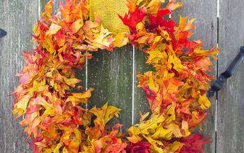Corona de hojas de otoño / Acción de Gracias