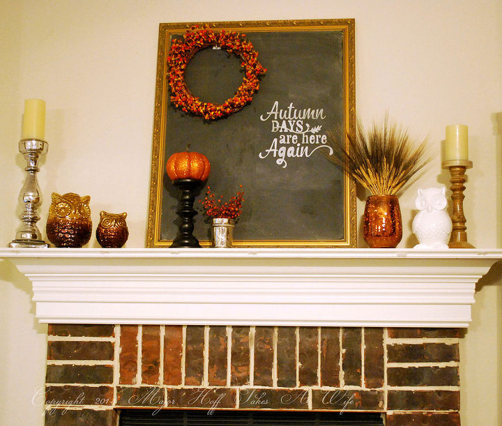 decorao de outono em casa