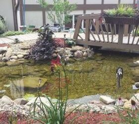 crown point pond outdoor decor ideas, ponds water features, After