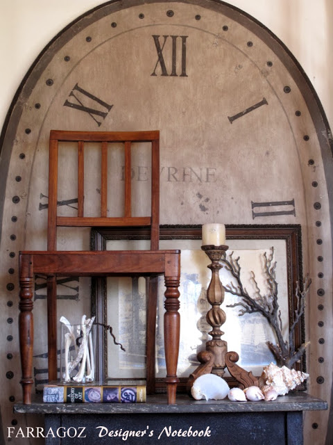 clock face makeover, crafts, painted furniture, repurposing upcycling, shabby chic