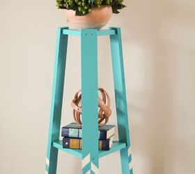 turn a 5 plant stand into something modern and gorgeous, home decor, painted furniture