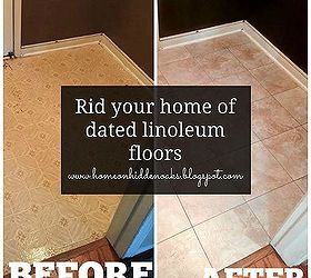 how to get rid of linoleum floors, diy, flooring
